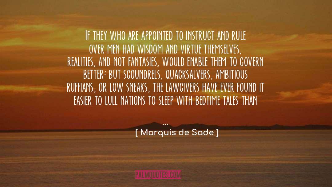 Ambitious quotes by Marquis De Sade