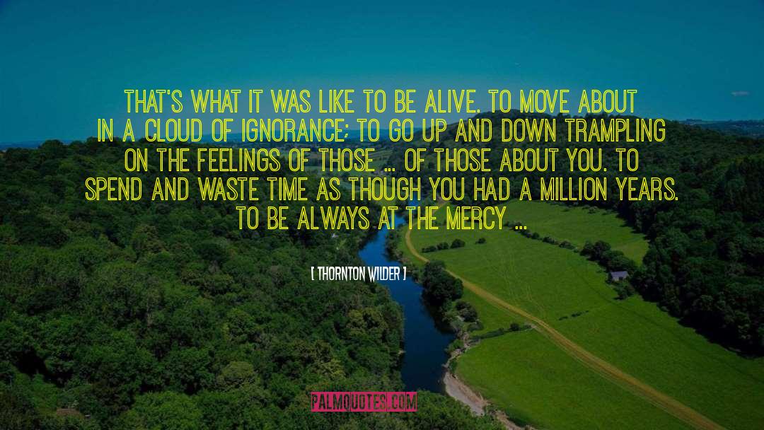 Ambivalent Feelings quotes by Thornton Wilder