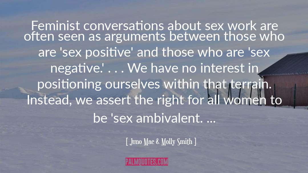 Ambivalent quotes by Juno Mac & Molly Smith