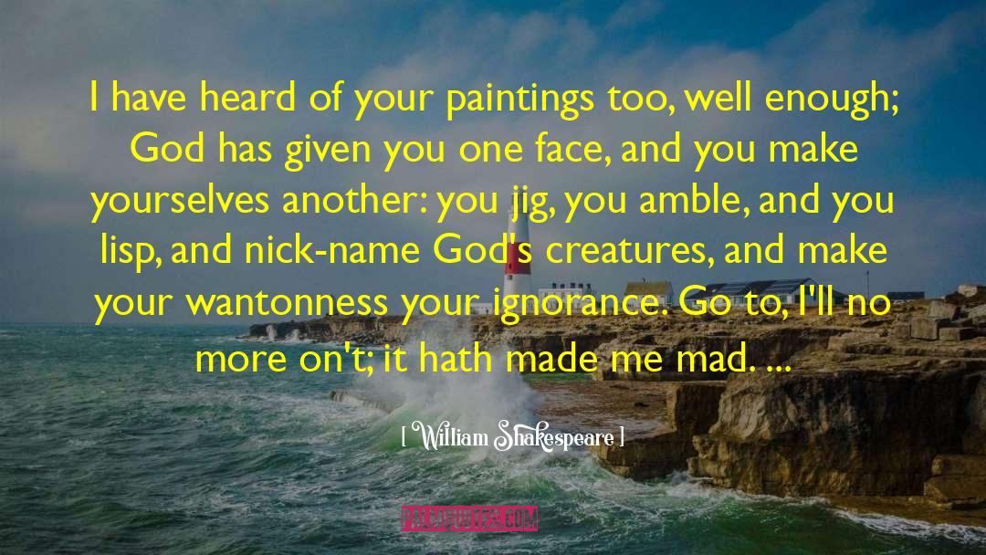 Amble quotes by William Shakespeare