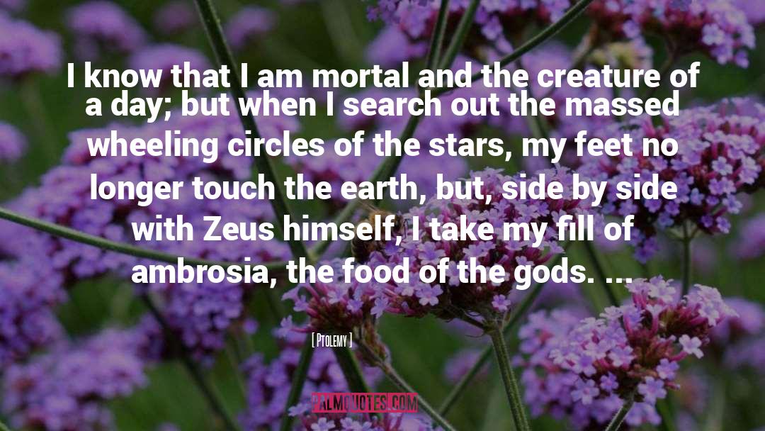Ambrosia quotes by Ptolemy