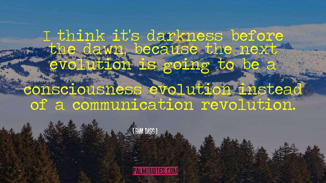 Ambushing Communication quotes by Ram Dass