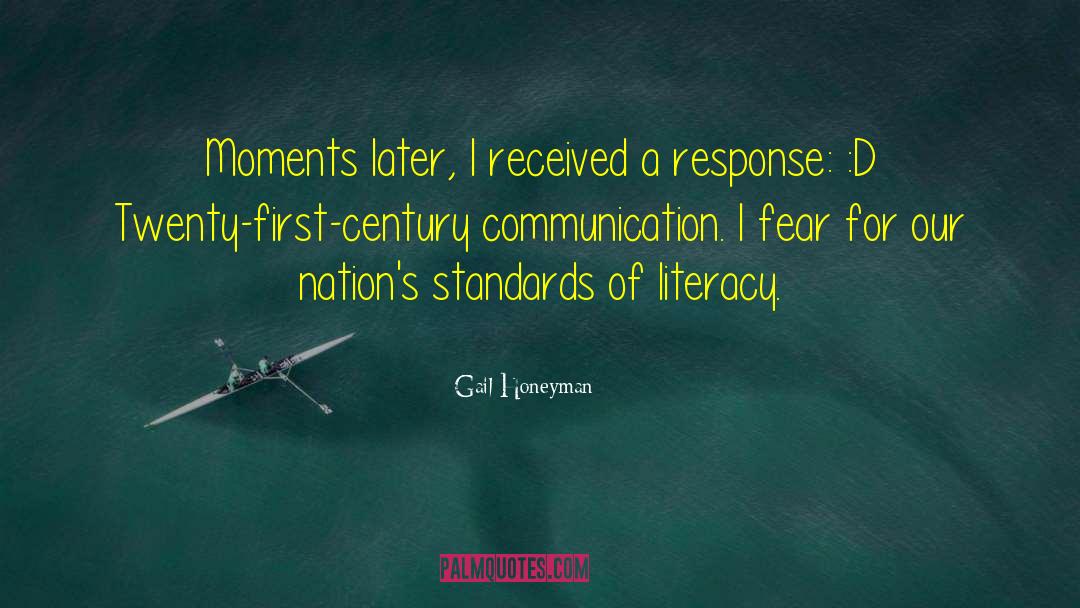 Ambushing Communication quotes by Gail Honeyman