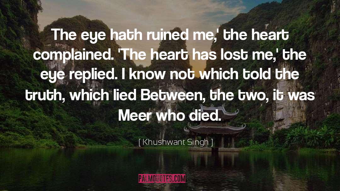 Ameena Meer quotes by Khushwant Singh