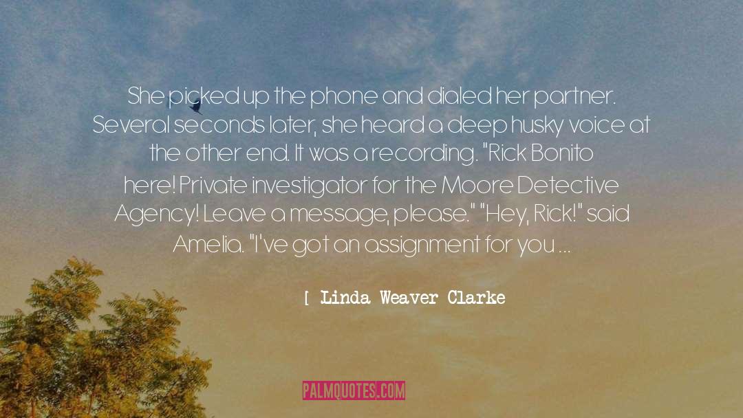 Amelia Pond quotes by Linda Weaver Clarke