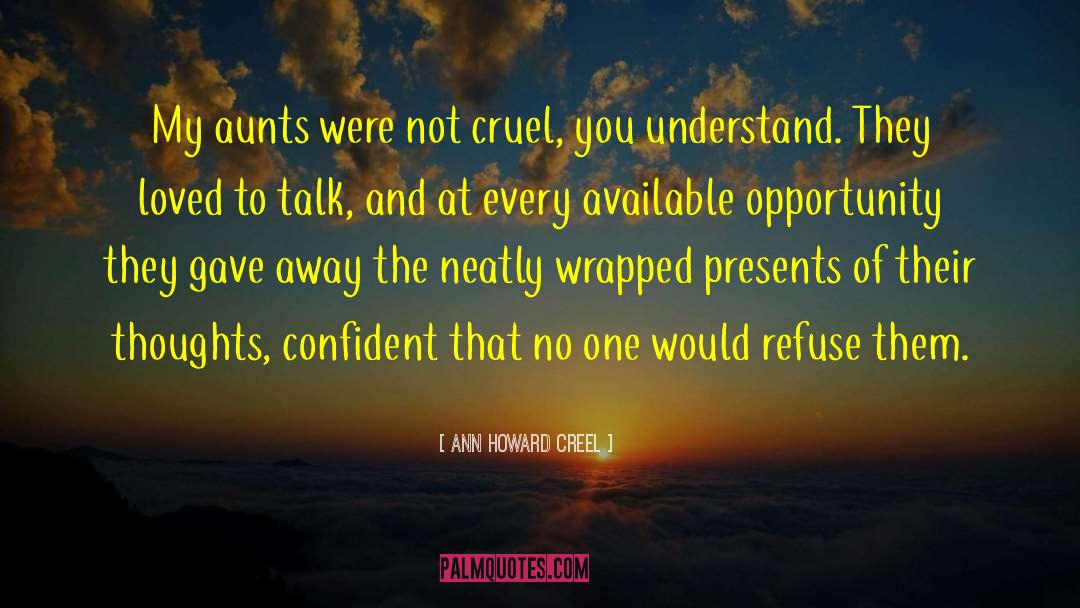 Amelias Thoughts quotes by Ann Howard Creel