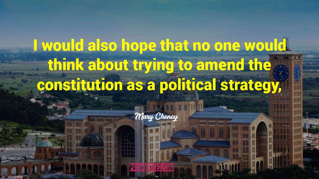 Amend quotes by Mary Cheney