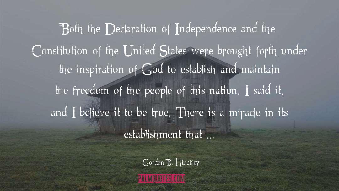 Amending The Constitution quotes by Gordon B. Hinckley