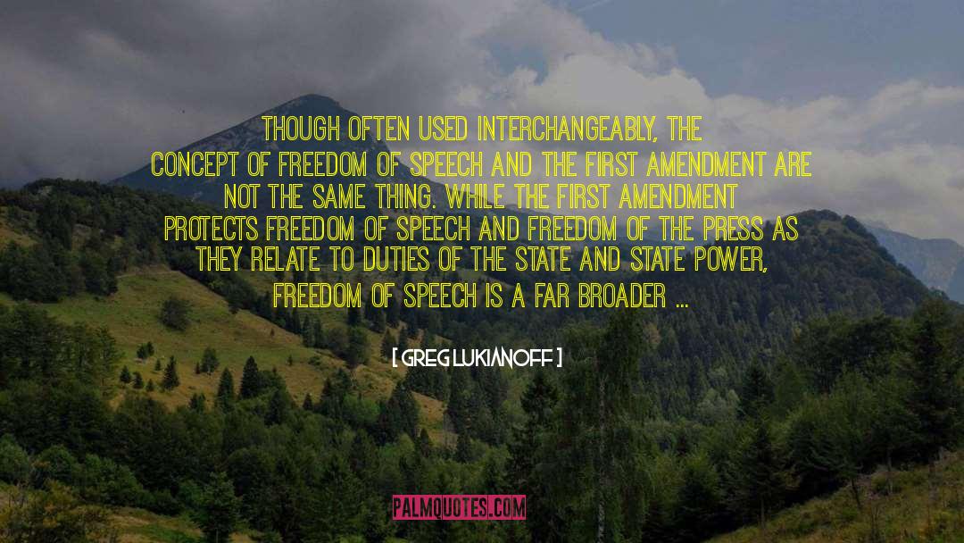 Amendment 19 quotes by Greg Lukianoff