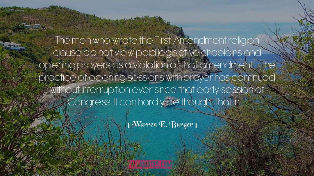 Amendment 4 quotes by Warren E. Burger