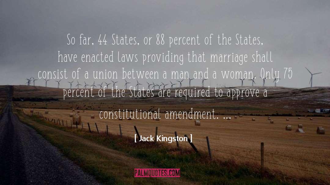 Amendment 4 quotes by Jack Kingston