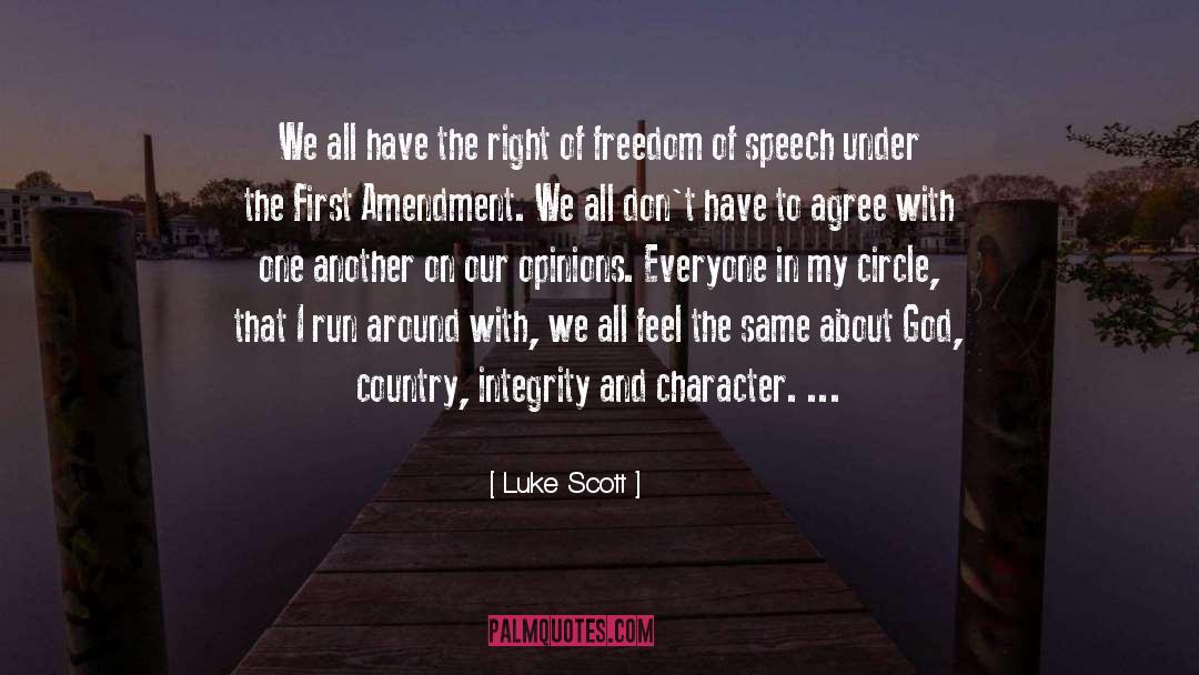 Amendment 4 quotes by Luke Scott
