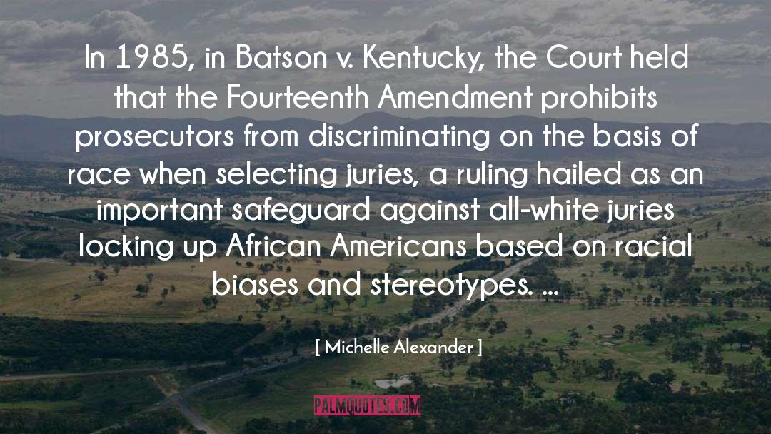Amendment quotes by Michelle Alexander