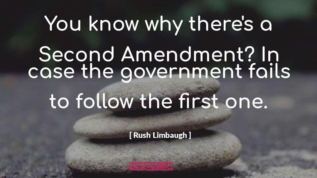Amendment quotes by Rush Limbaugh