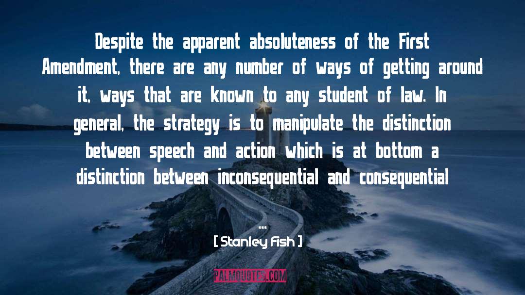 Amendment quotes by Stanley Fish