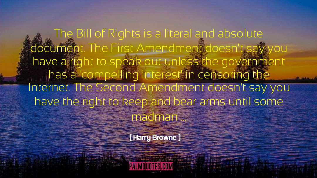Amendment quotes by Harry Browne