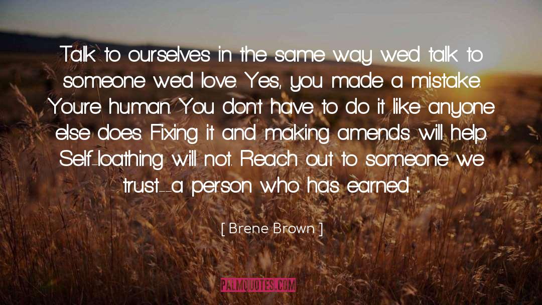 Amends quotes by Brene Brown