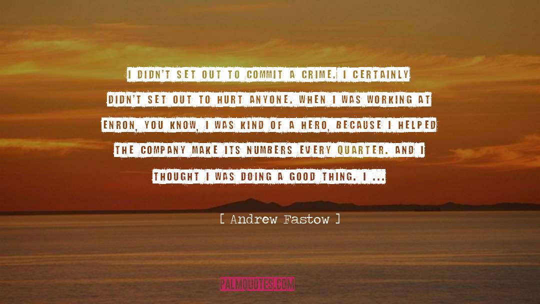 Amends quotes by Andrew Fastow