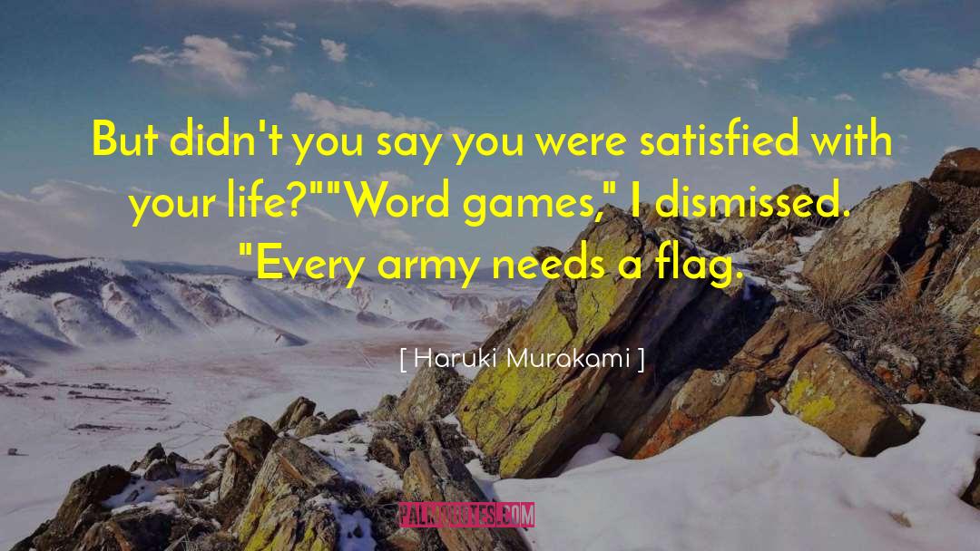 Amercan Flag quotes by Haruki Murakami