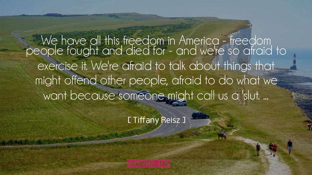 America Freedom quotes by Tiffany Reisz