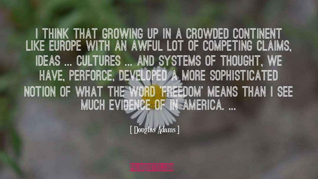 America Freedom quotes by Douglas Adams