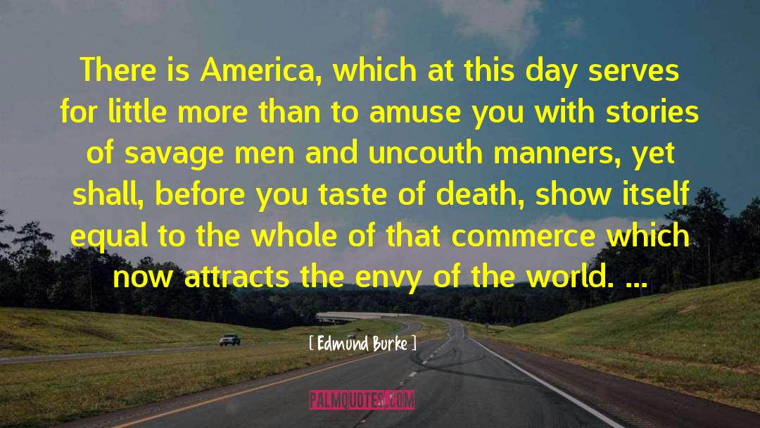 America Land quotes by Edmund Burke