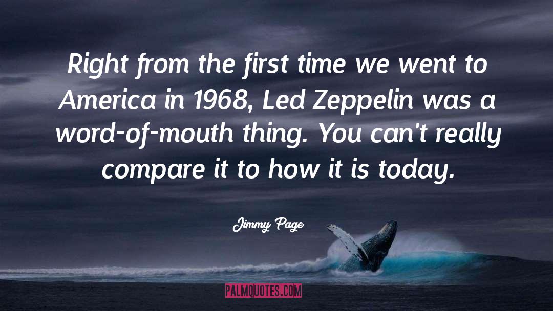 America quotes by Jimmy Page