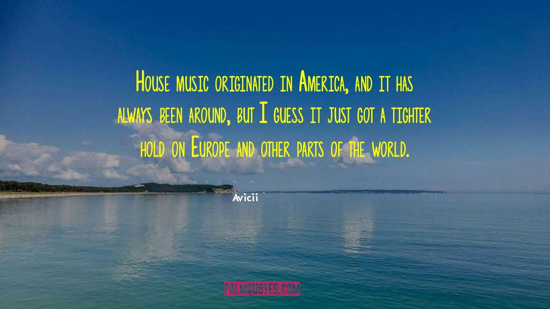 America Singer quotes by Avicii