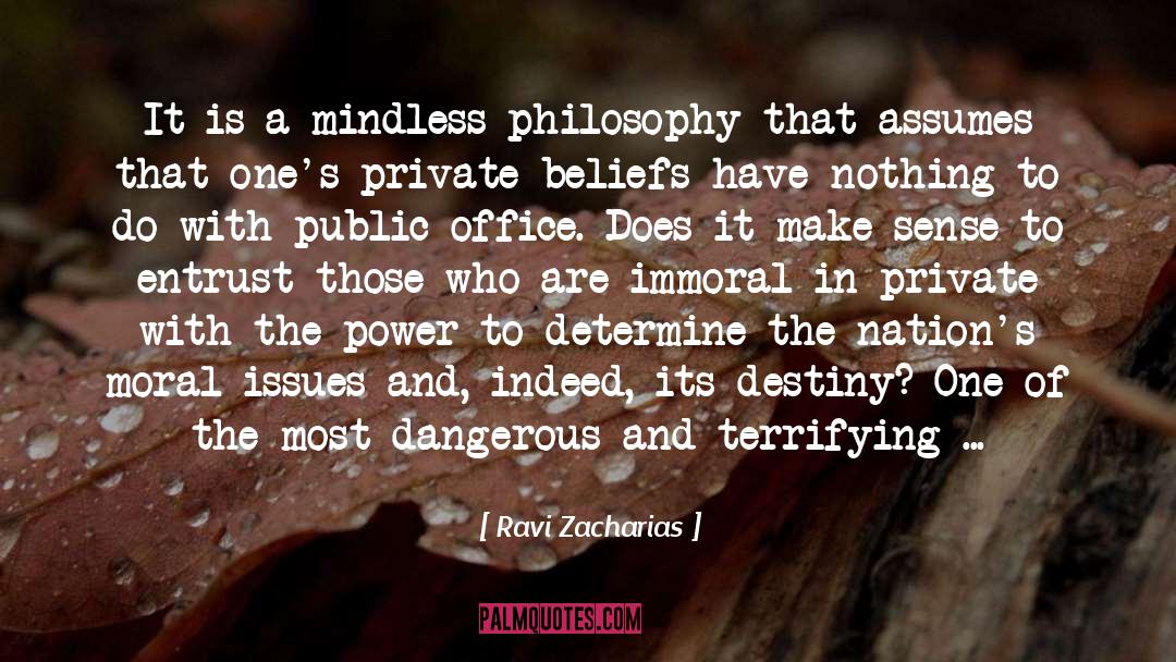 America Today quotes by Ravi Zacharias