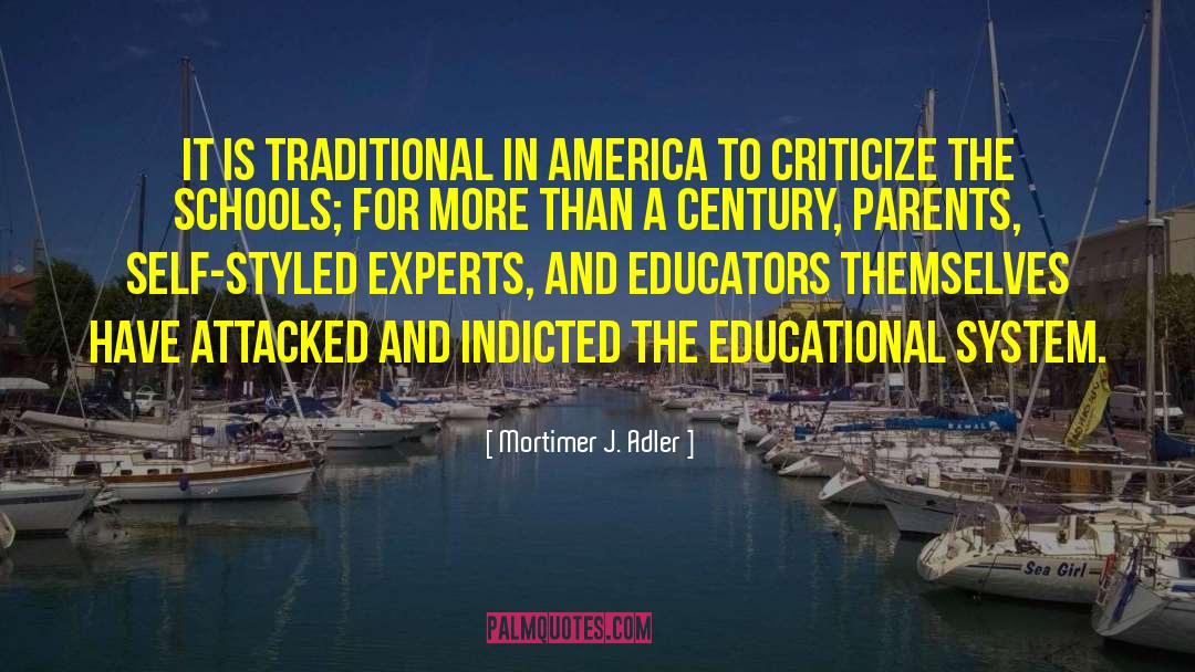 America Vs Europe quotes by Mortimer J. Adler