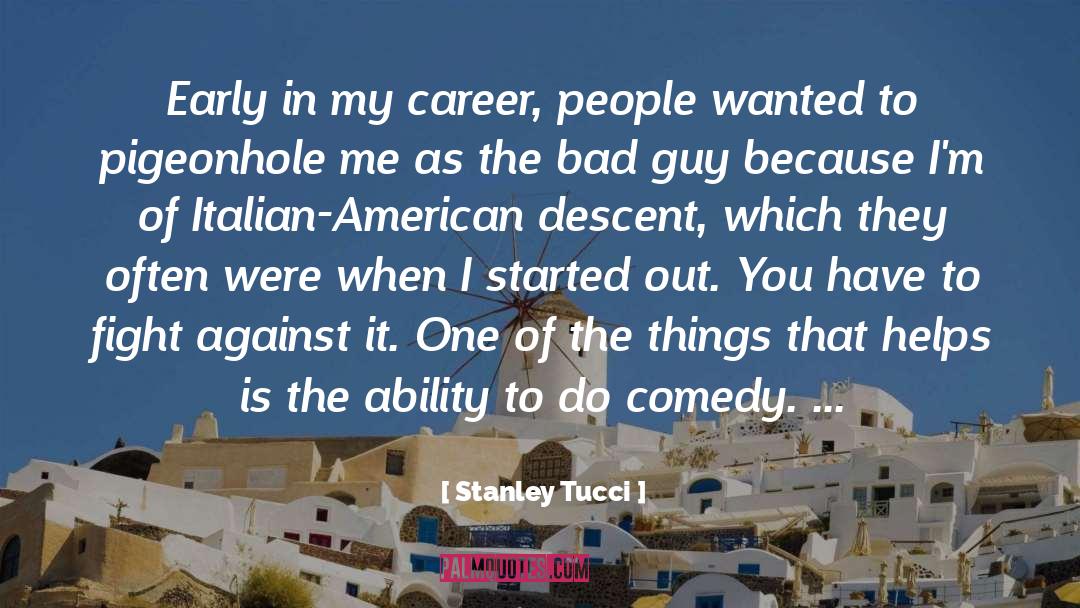 American Alsatian quotes by Stanley Tucci
