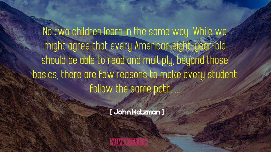 American Author quotes by John Katzman