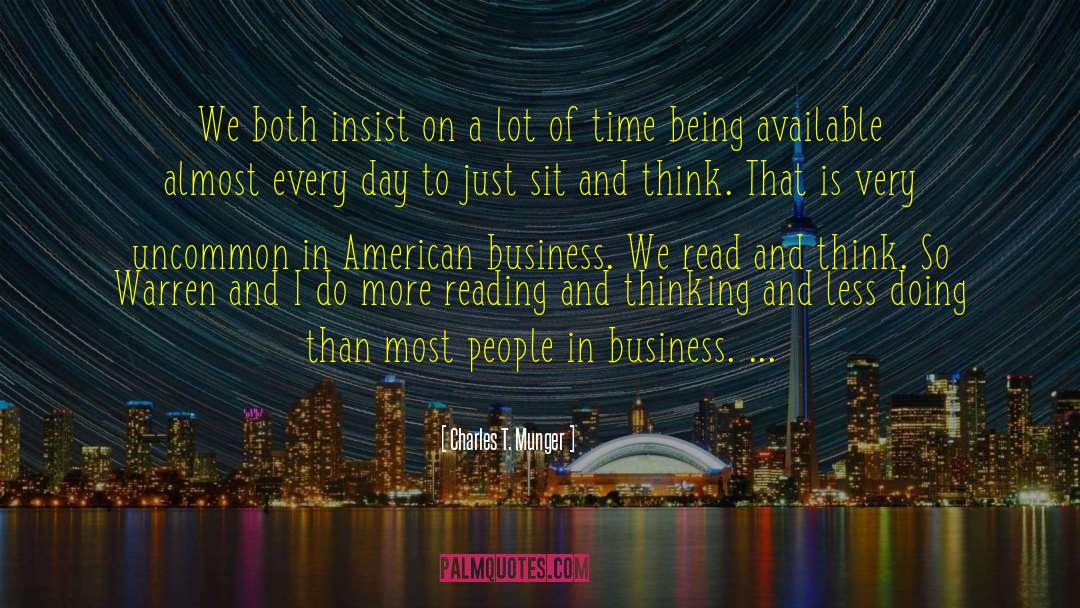 American Business quotes by Charles T. Munger