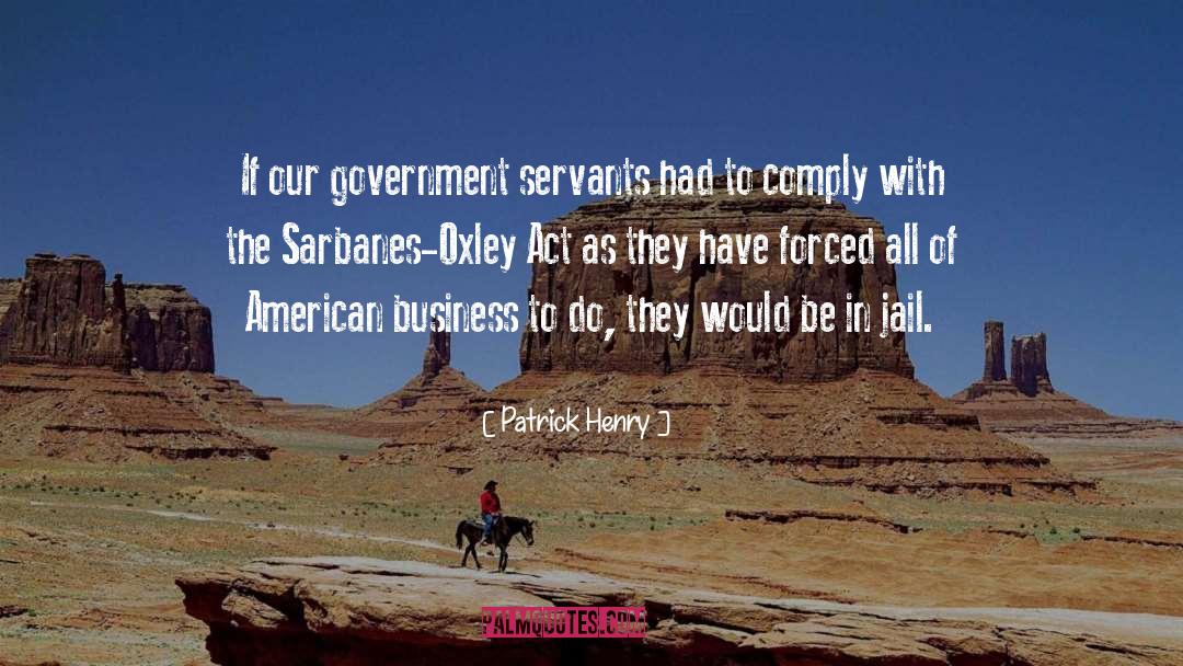 American Business quotes by Patrick Henry