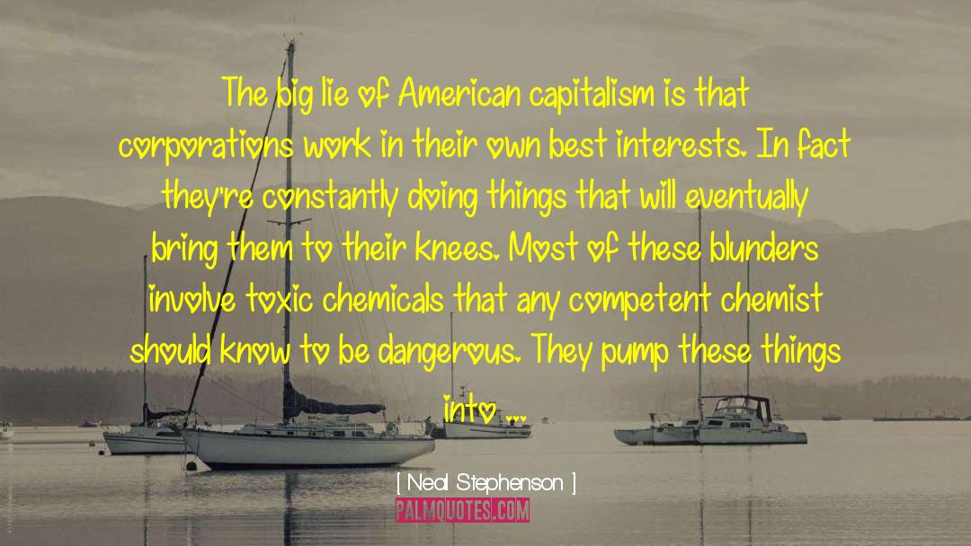 American Capitalism quotes by Neal Stephenson