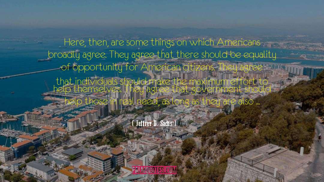 American Citizens quotes by Jeffrey D. Sachs