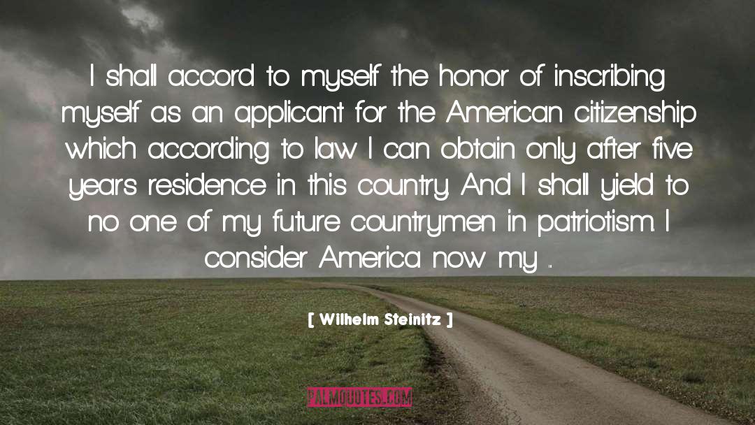 American Citizenship quotes by Wilhelm Steinitz