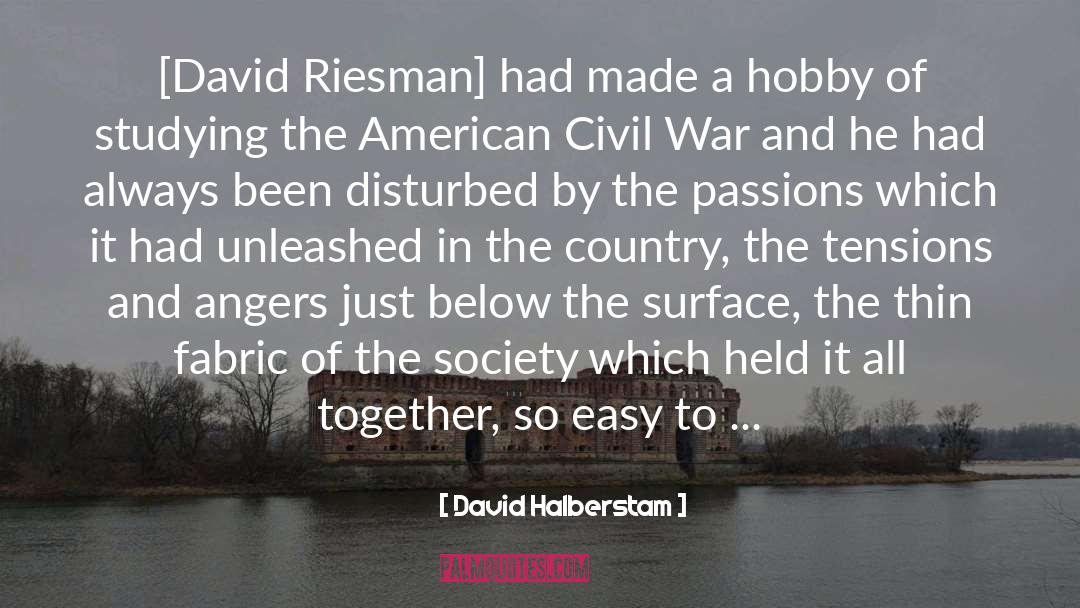 American Civil War quotes by David Halberstam