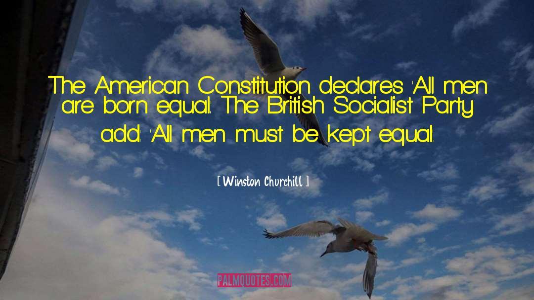 American Constitution quotes by Winston Churchill