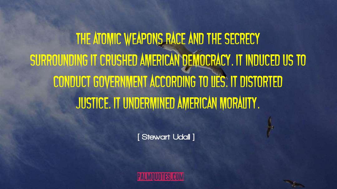 American Democracy quotes by Stewart Udall