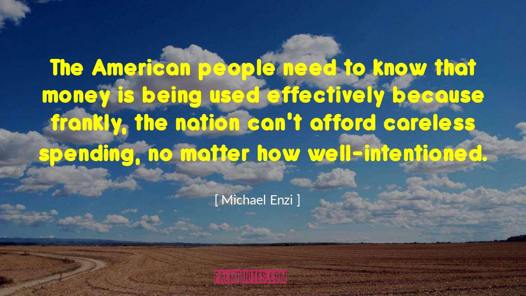 American Diet quotes by Michael Enzi