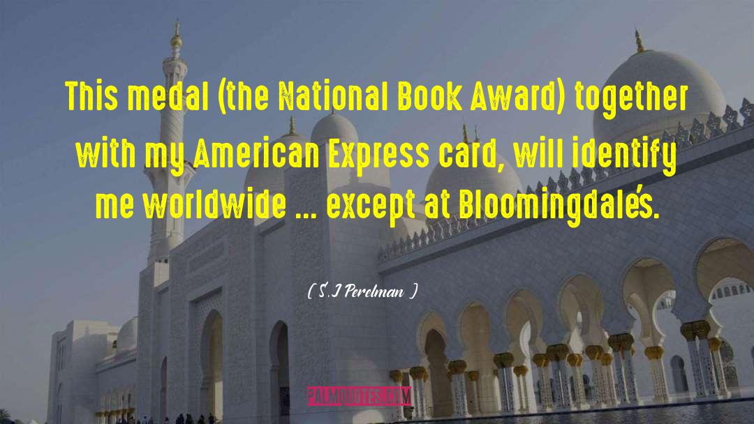 American Express quotes by S.J Perelman