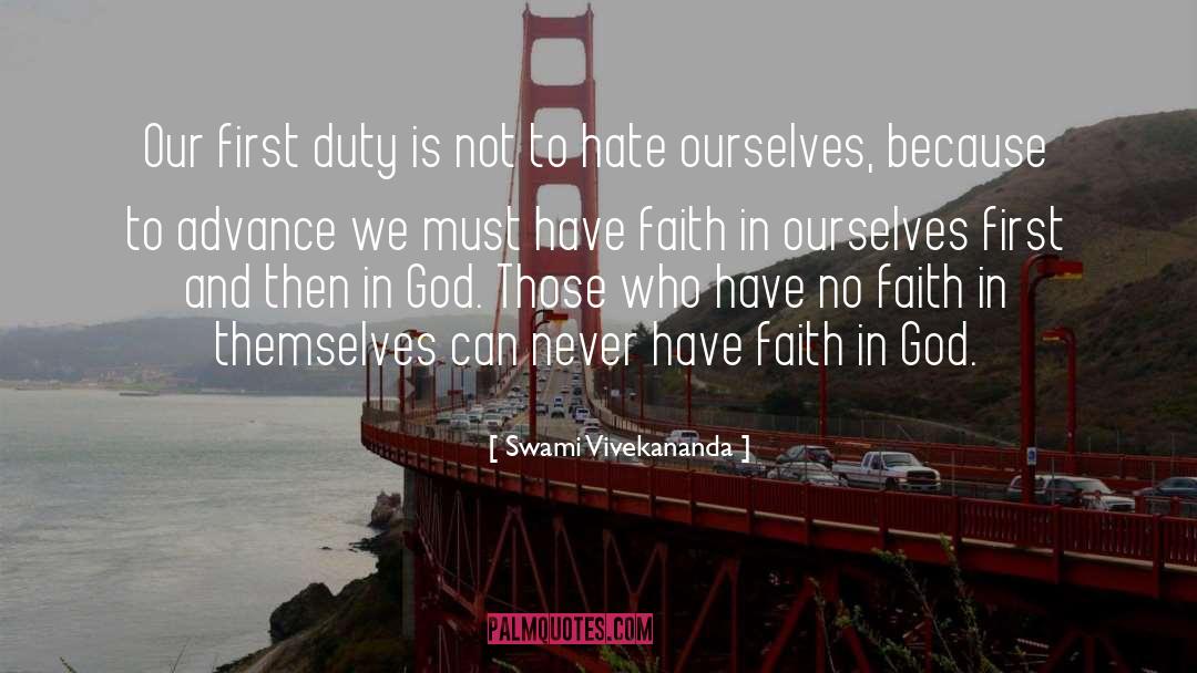 American Faith quotes by Swami Vivekananda