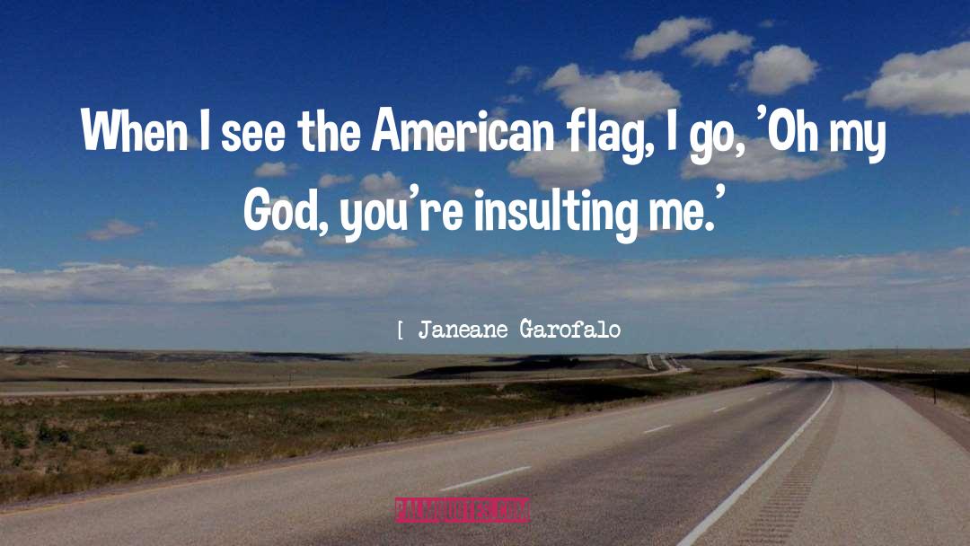 American Flag quotes by Janeane Garofalo