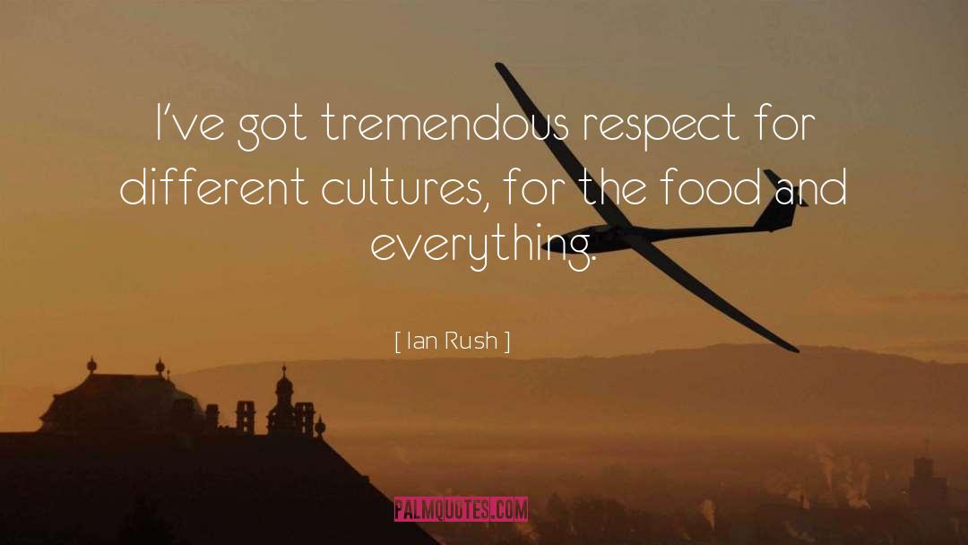 American Food Culture quotes by Ian Rush