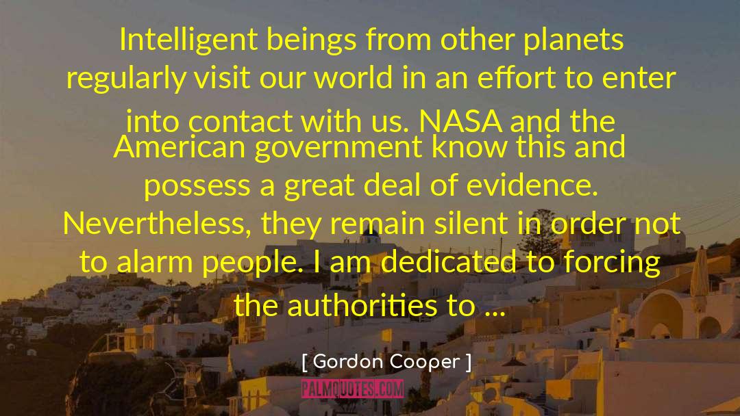 American Government quotes by Gordon Cooper