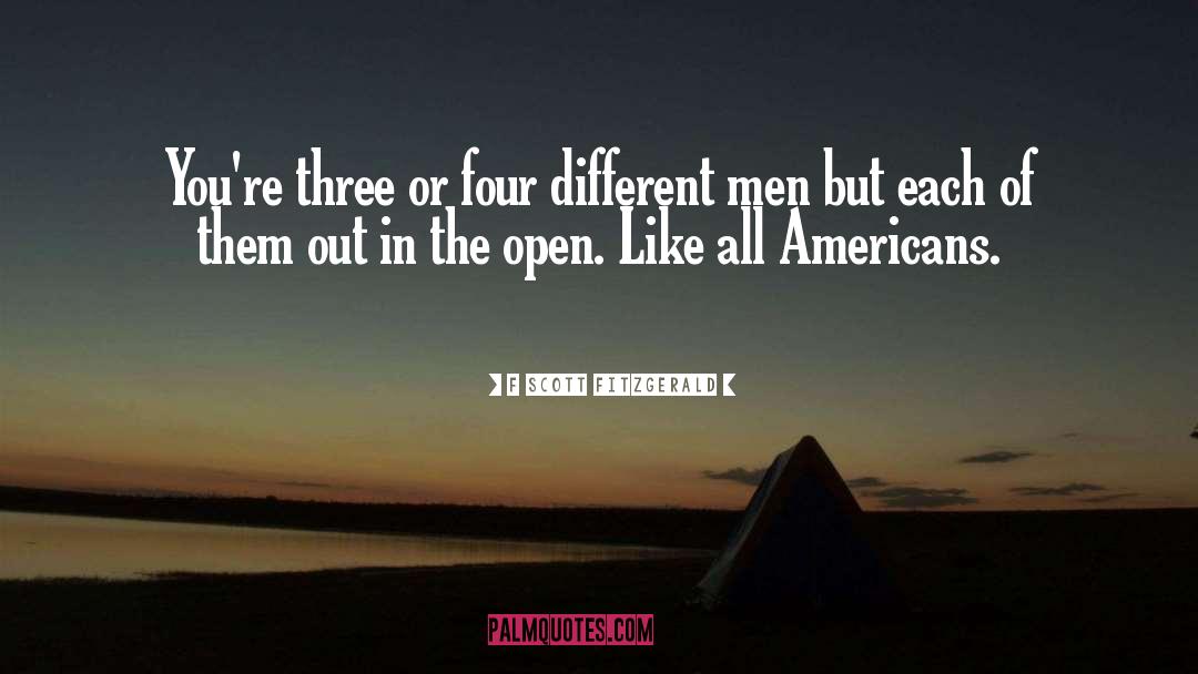 American Identity quotes by F Scott Fitzgerald