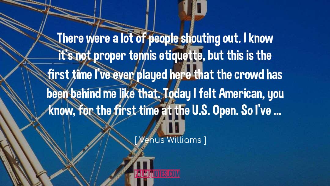 American Intervention quotes by Venus Williams