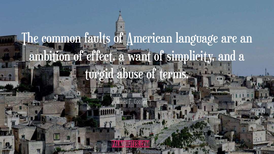 American Language quotes by James F. Cooper