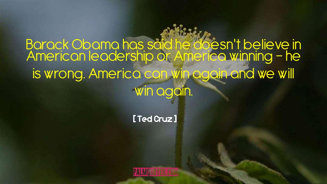 American Leadership quotes by Ted Cruz